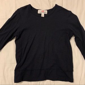 H&M x Comme des Garçons navy sweater